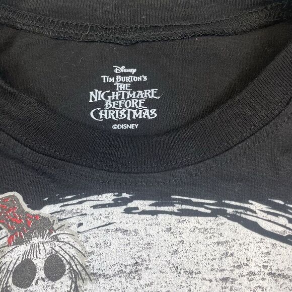 Disney Nightmare‎ Before Christmas Graphic Long Sleeve T-Shirt Black - Picture 3 of 8